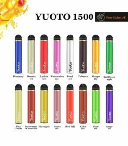 Yuoto Disposable Vape Starter Kit 900mAh 1500 Puffs