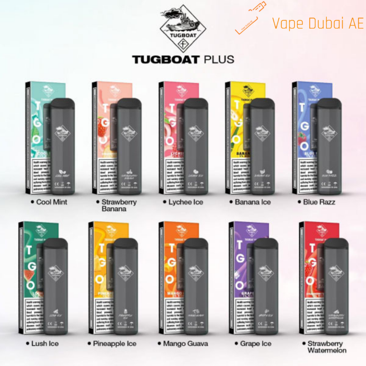 New Tugboat Plus Disposable Vape (800Puffs)