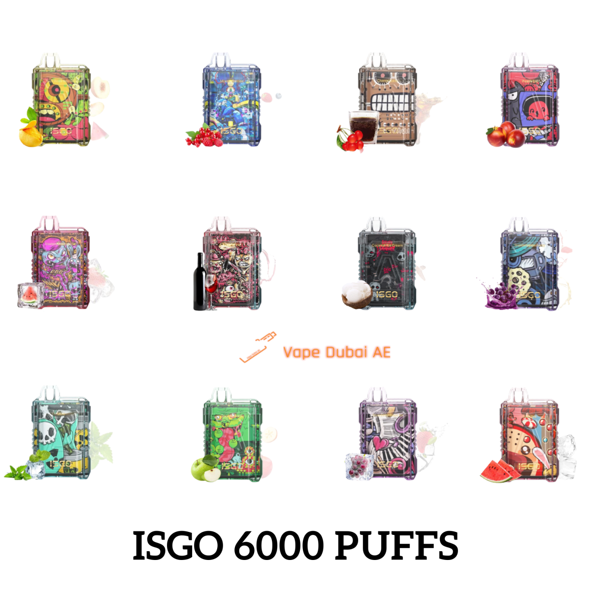 ISGO 6000 Puffs Disposable Vape in Dubai UAE