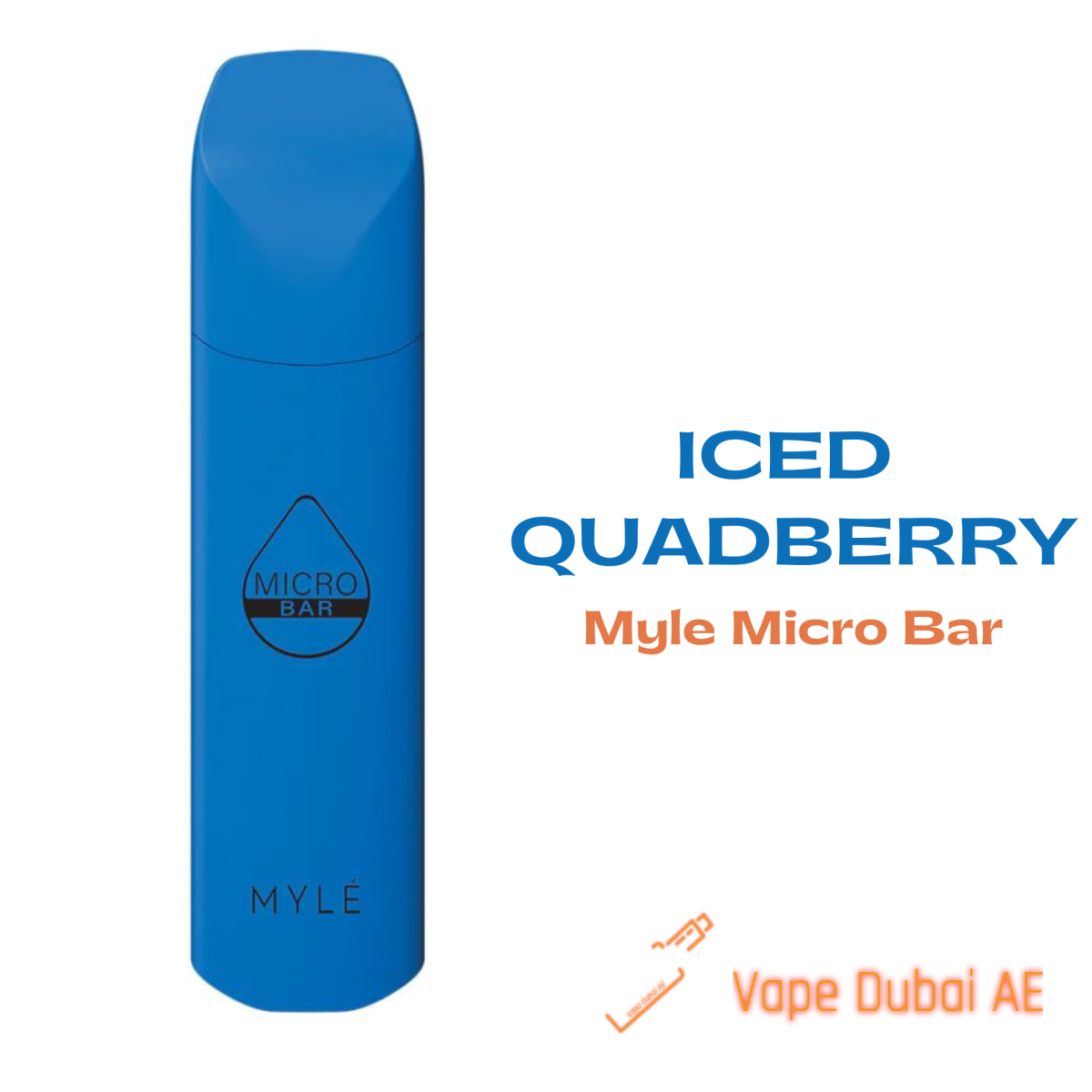 Myle Micro Bar 1500 Puffs Iced QuadBerry in UAE