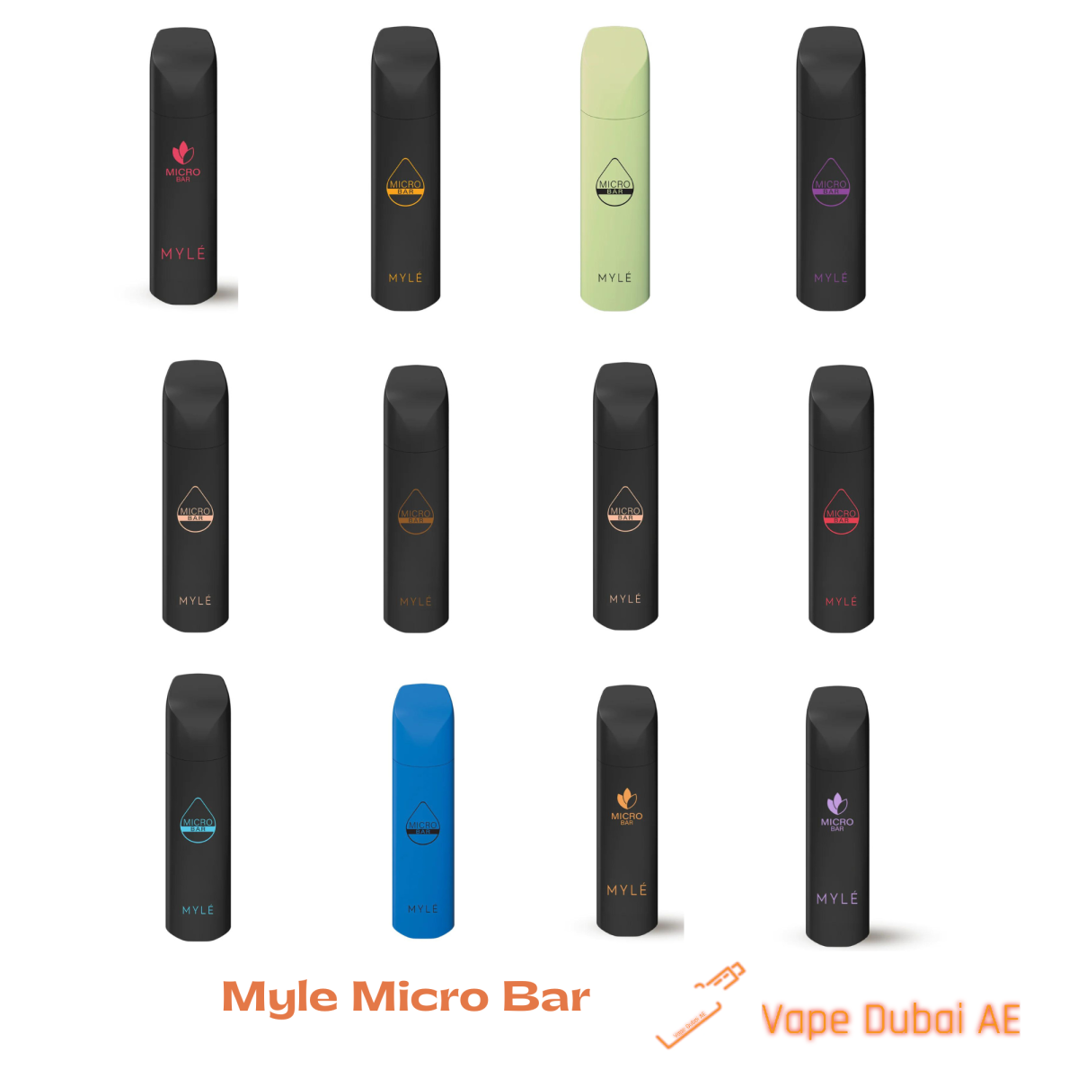 Myle Micro Bar1500 puffs Vape Disposable in UAE