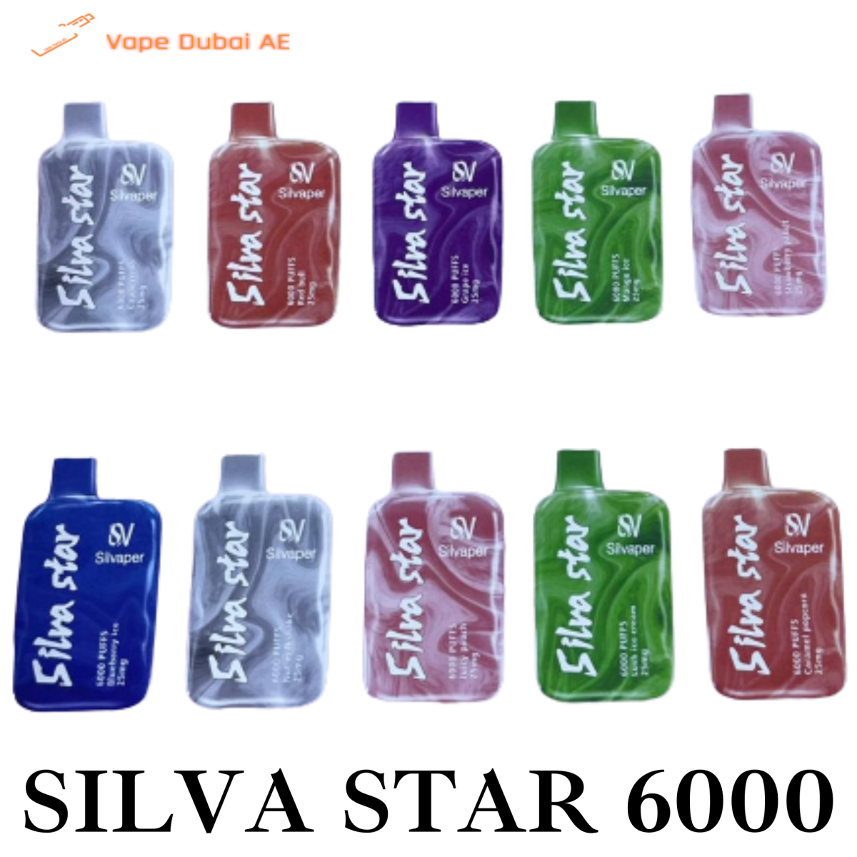 Silva Star 6000 Puffs Disposable Vape in UAE