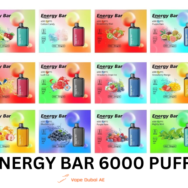 ENERGY BAR 6000 PUFFS DISPOSABLE VAPE IN UAE